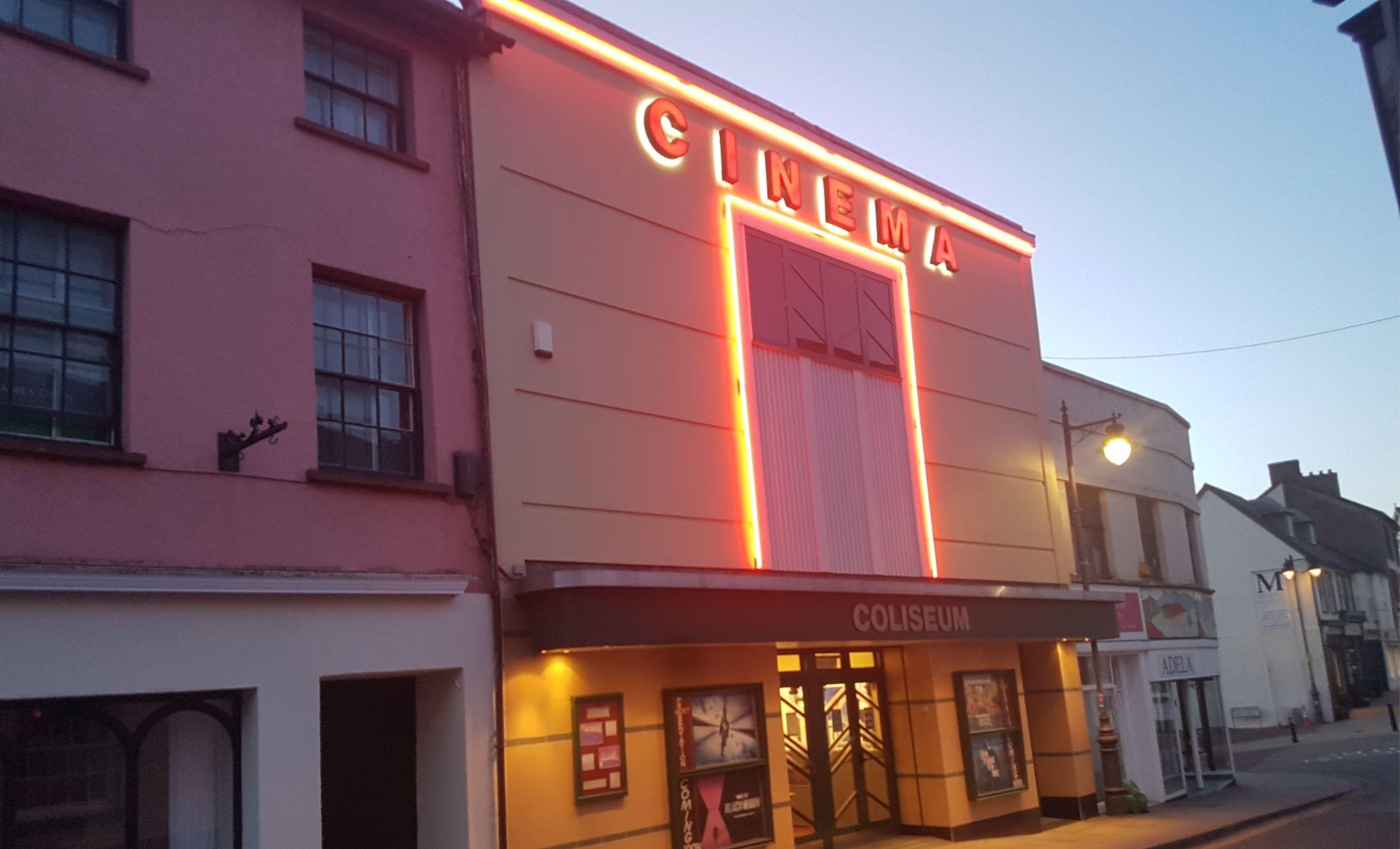 The exterior or the Brecon Coliseum cinema
